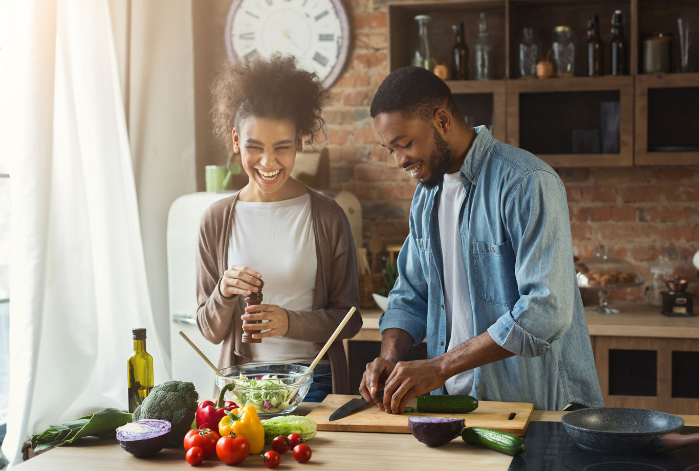 Couple Cooking in the Kitchen Together | Blog | Greystar